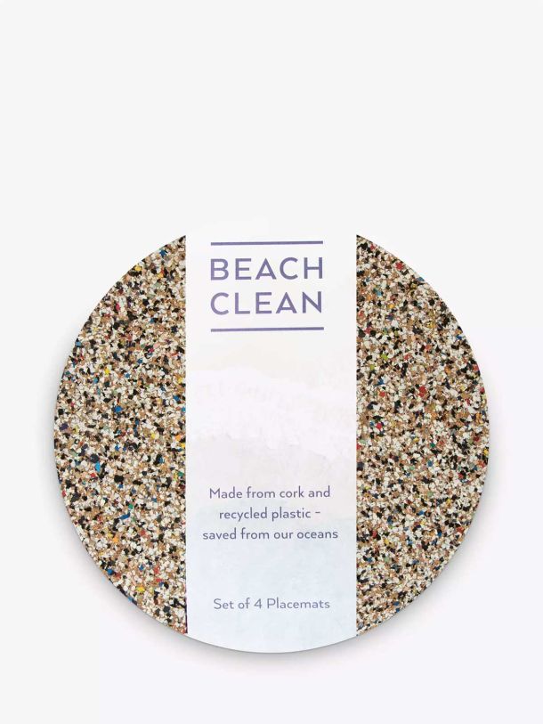 LIGA Beach Clean Cork Round Placemats