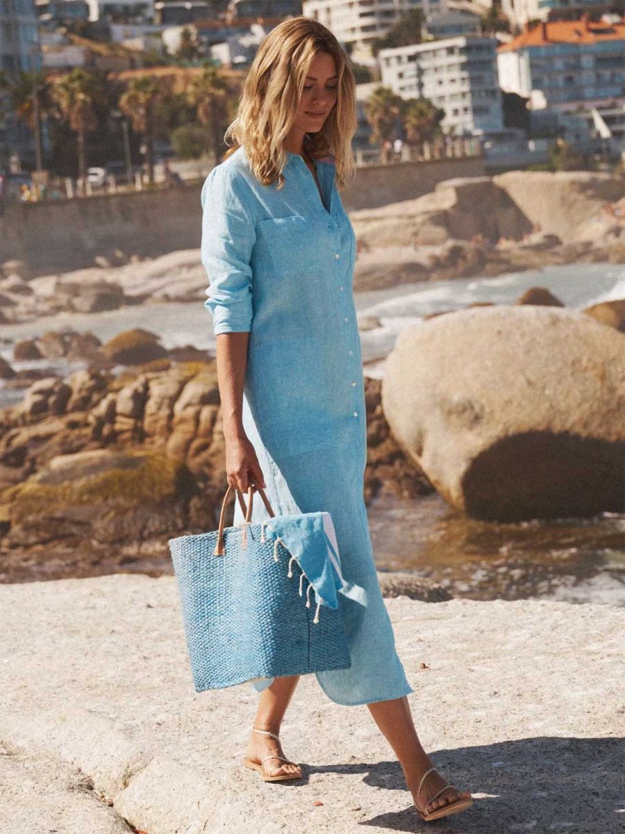 Carmen Pure Linen Dress