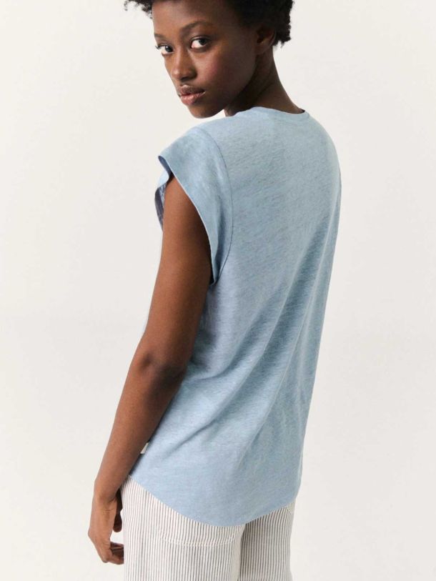Vie Linen T-Shirt by Ecoalf