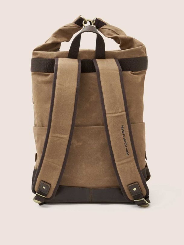 Dolpo Waxed Cotton Roll Top Backpack