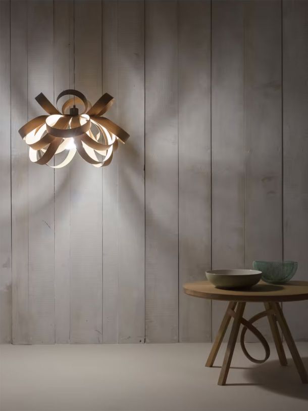 Tom Raffield Skipper Oak Pendant Light