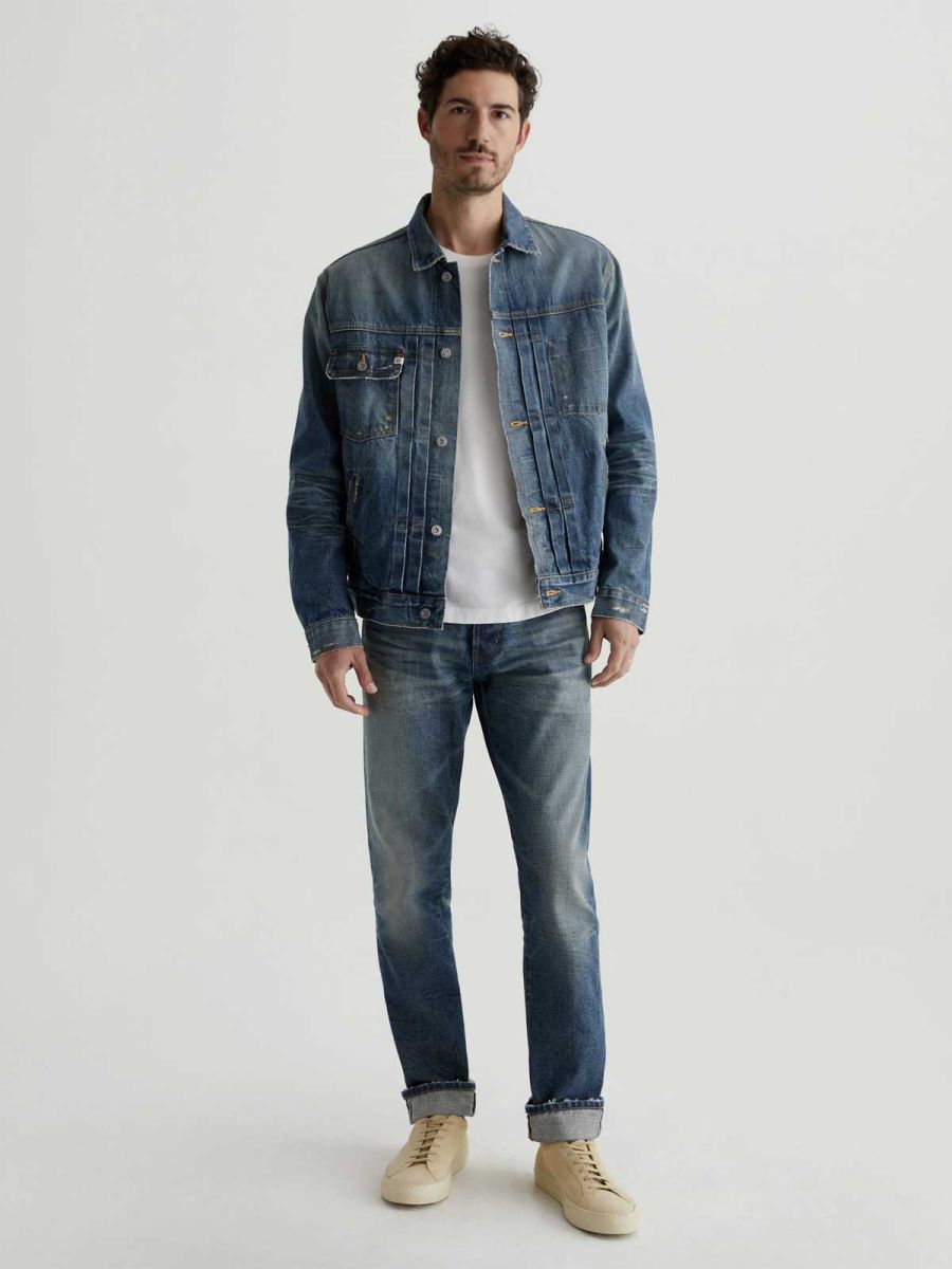 Sid Selvage Pleated Trucker Jacket