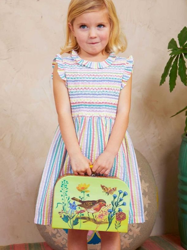 Cotton Stripe Dress