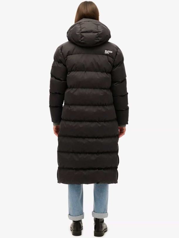 Superdry Microfibre Longline Puffer Jacket