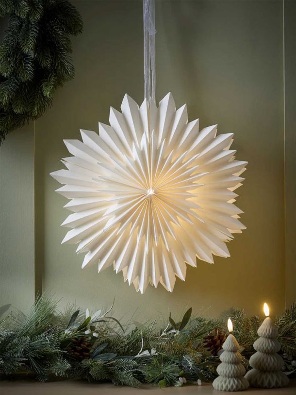 Light Up Paper Snowflake