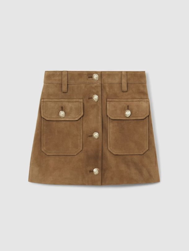 Reiss Girls Suede Skirt