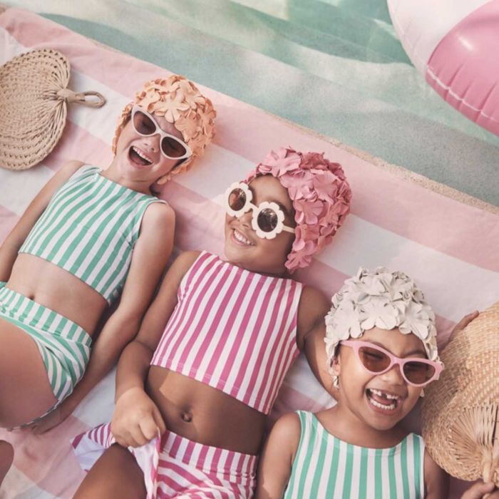 Two-Piece Bow Back Skirted Swimsuit