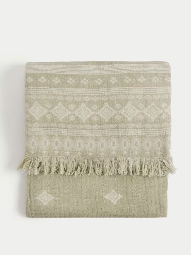 Jaipur Bandhani Pure Cotton Gauze Throw