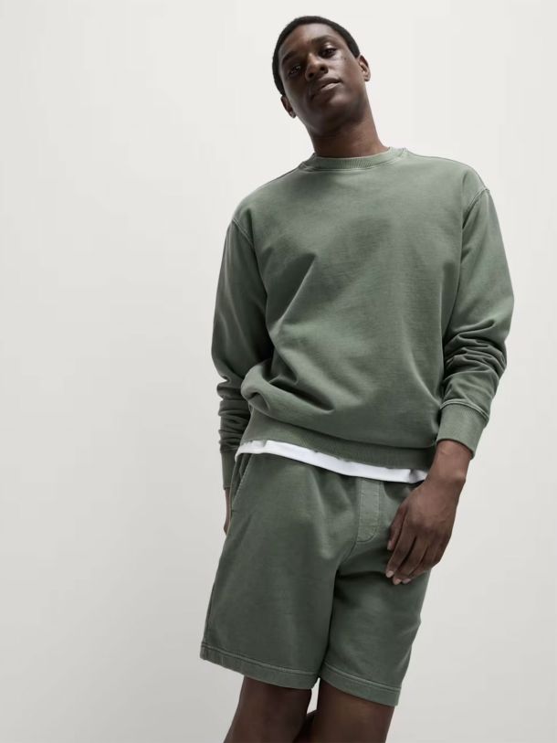 Pure Cotton Garment Dye Sweatshirt