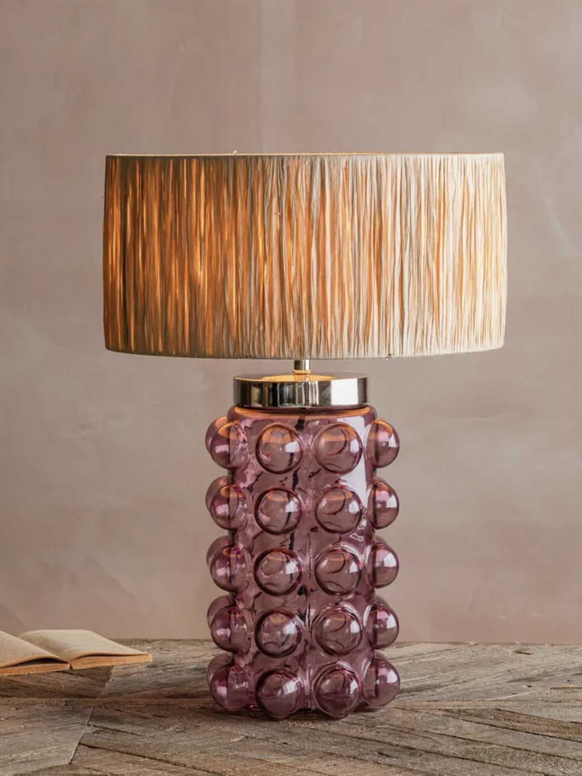 Pink Bobble Table Lamp