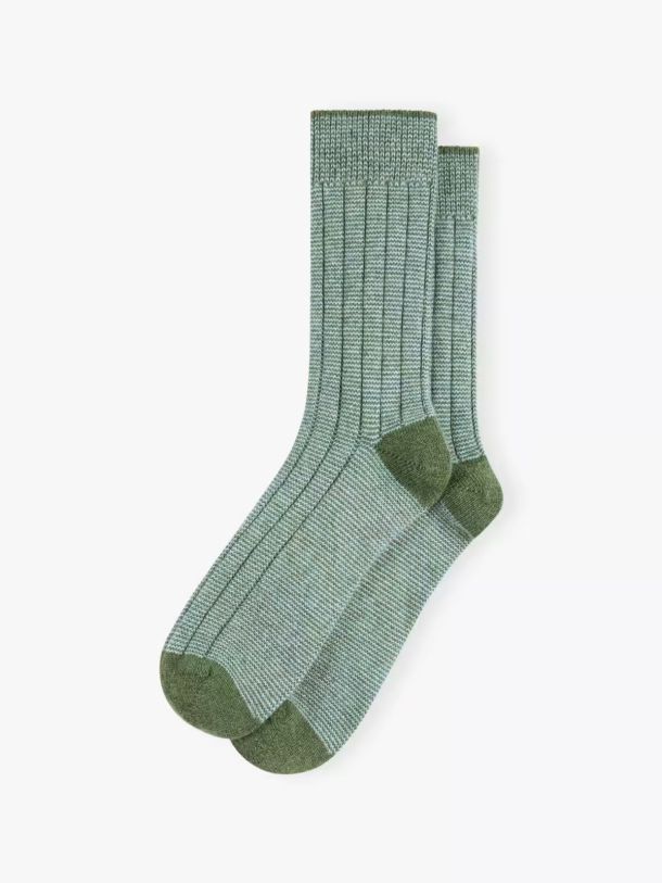 Cashmere Stripy Socks