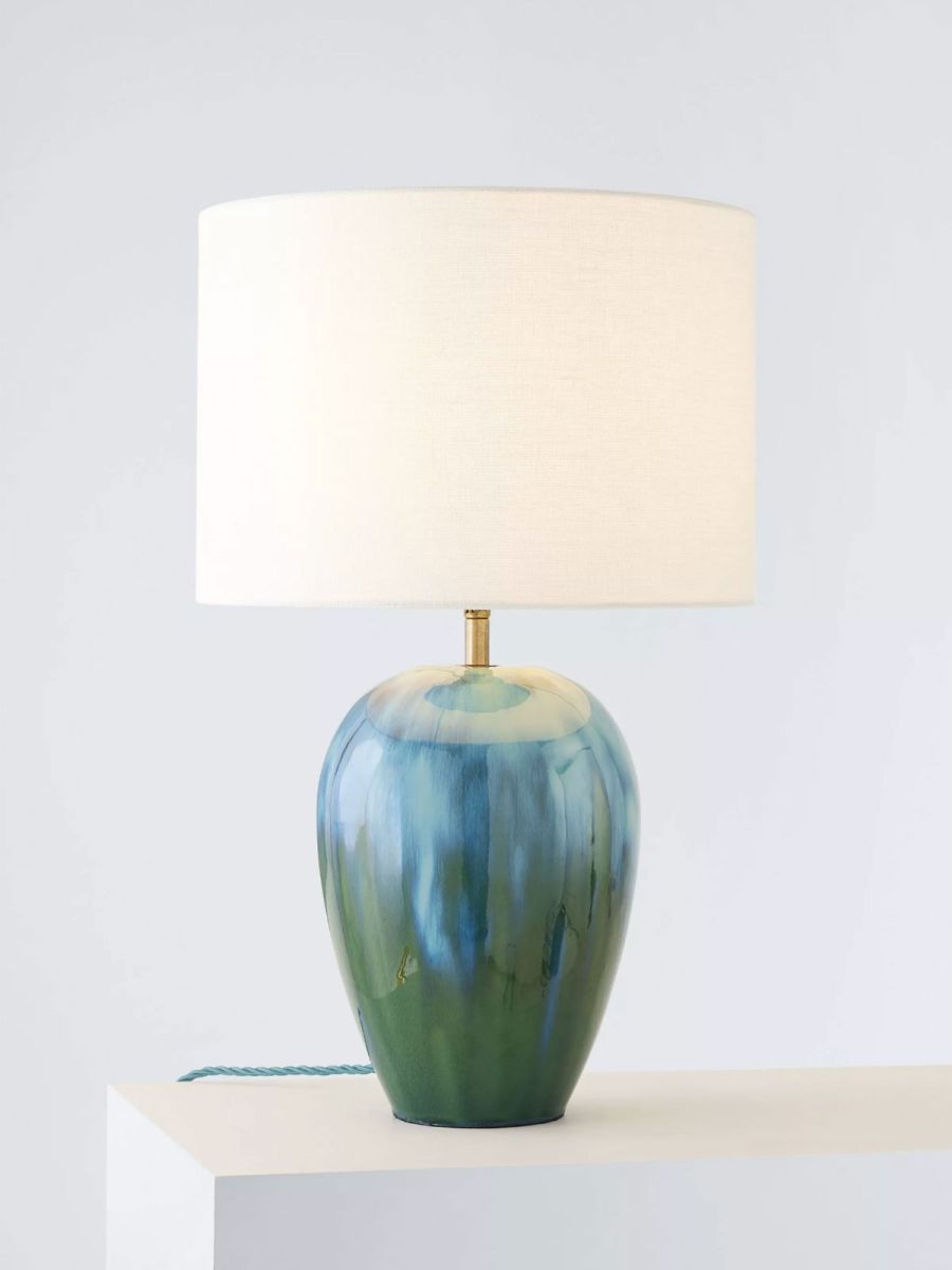 John Lewis + Matthew Williamson Reactive Glazed Ceramic Lamp Base