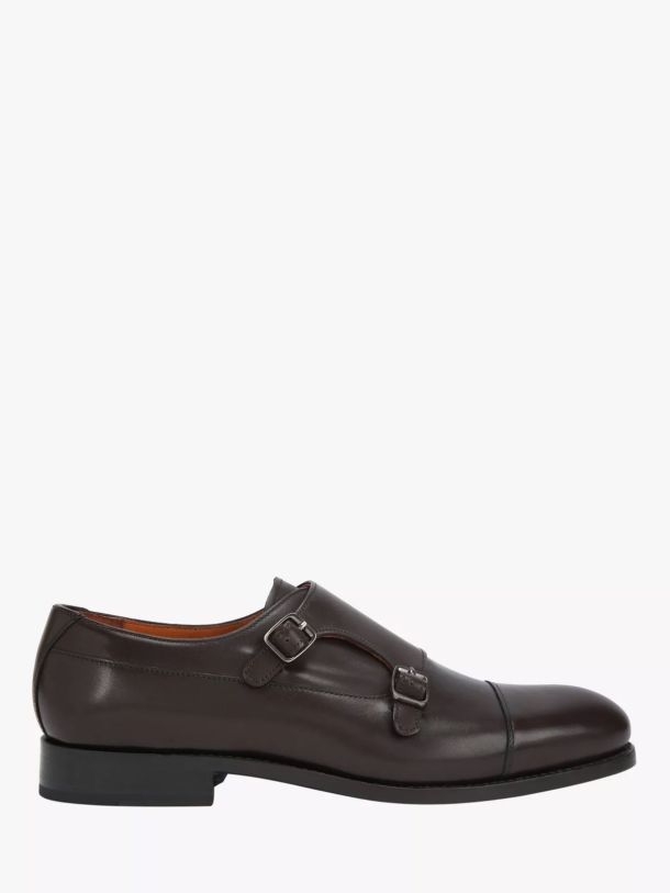 Sloane Leather Monk Shoes